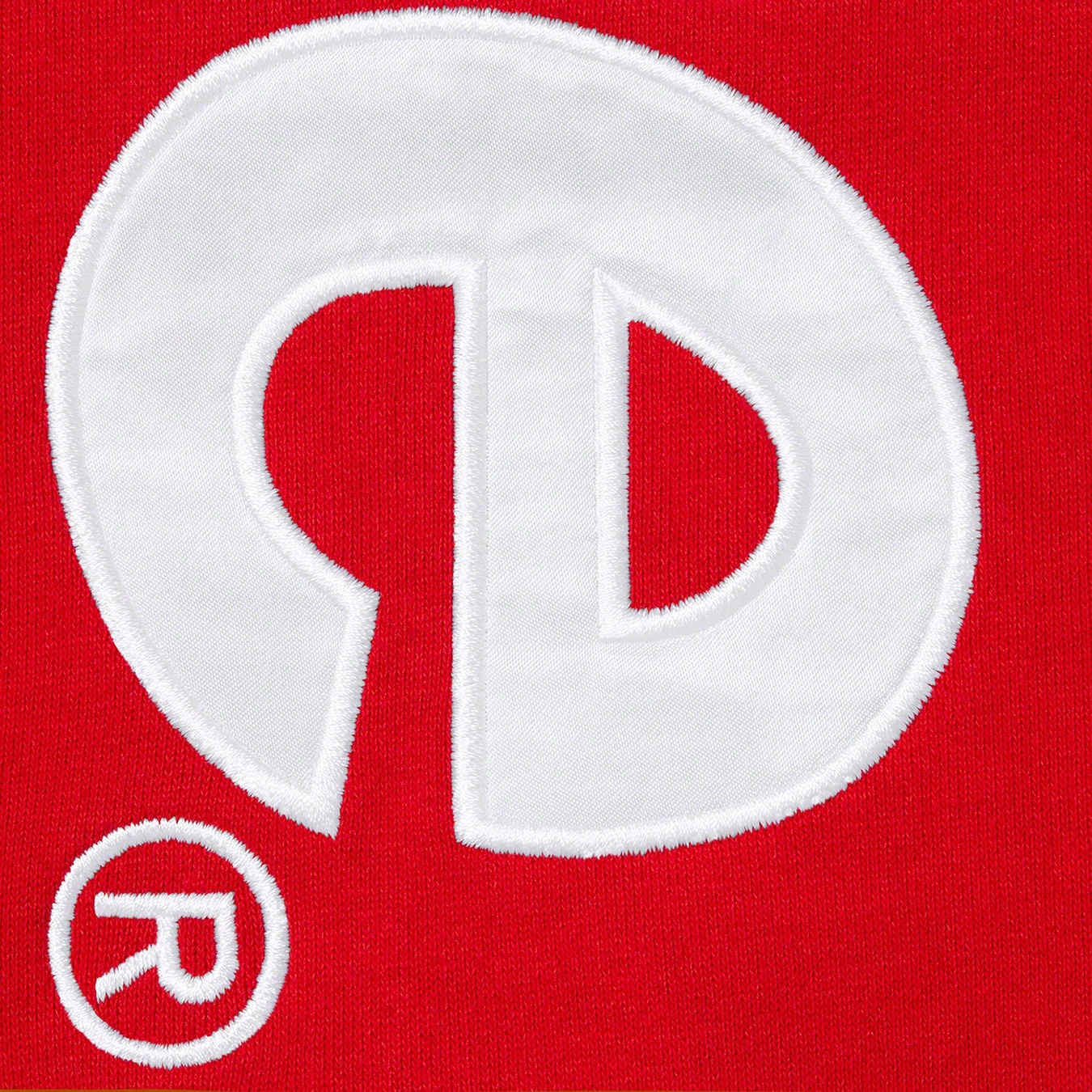 Satin Appliqué Hooded Sweatshirt view 15